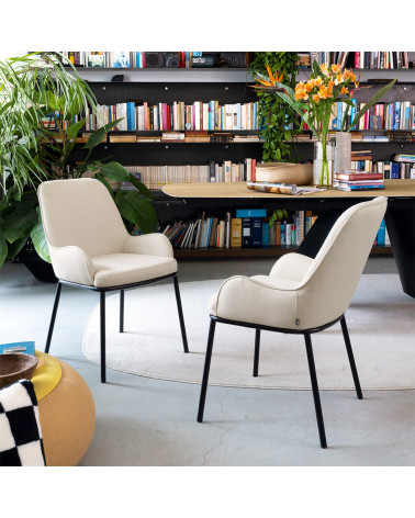 Sedia FLAIR CB2357 CONNUBIA Imbottita | BHOME