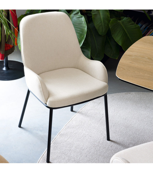 Sedia FLAIR CB2357 CONNUBIA Imbottita | BHOME