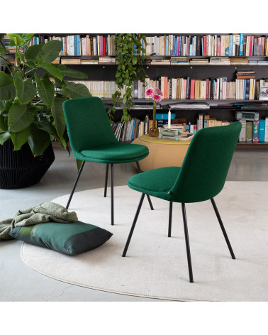 Sedia HEDRA CB2355 CONNUBIA Imbottita | BHOME
