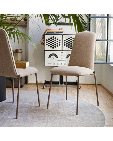 Sedia RILEY CB2157 CONNUBIA Schienale Alto | BHOME