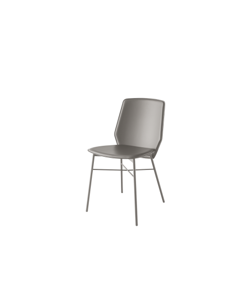 Sedia SIBILLA CB1959 CONNUBIA in Cuoio | BHOME
