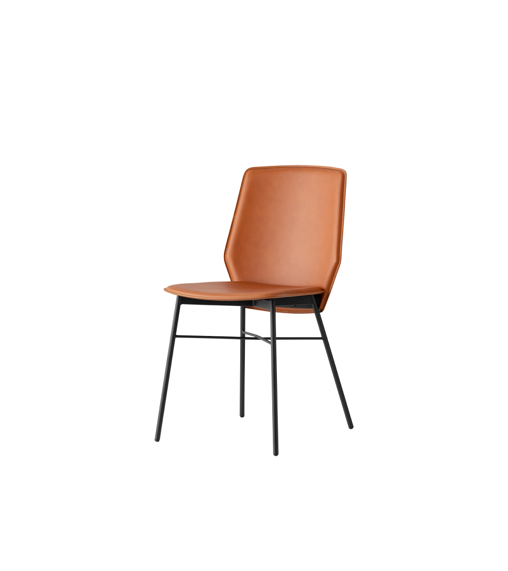Sedia SIBILLA CB1959 CONNUBIA in Cuoio | BHOME