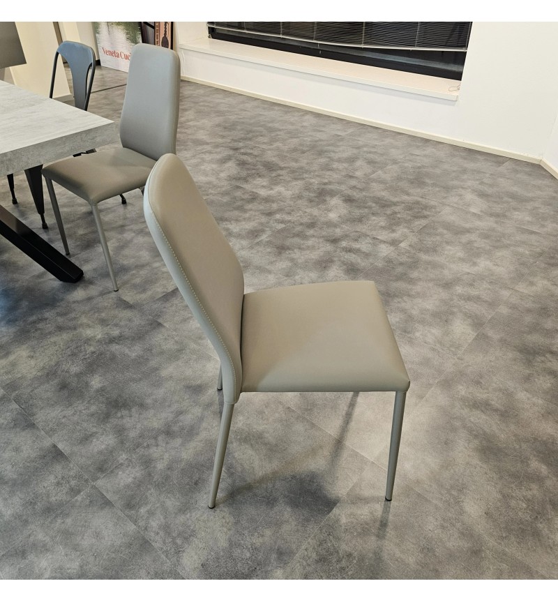 Chaise Club CONNUBIA Taupe | Bhome by Arredi Barbàra