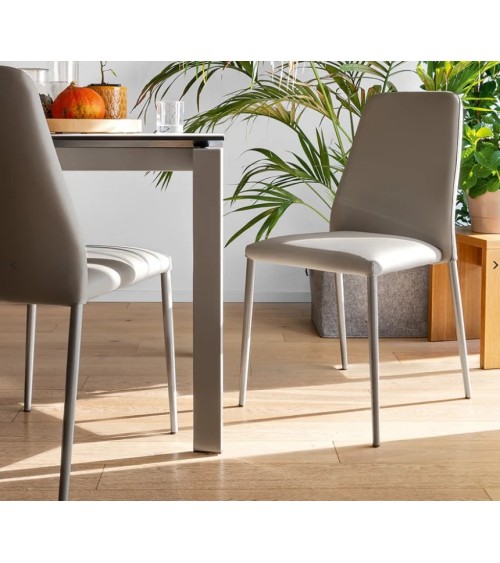 Chaise Club CONNUBIA Taupe | Bhome by Arredi Barbàra