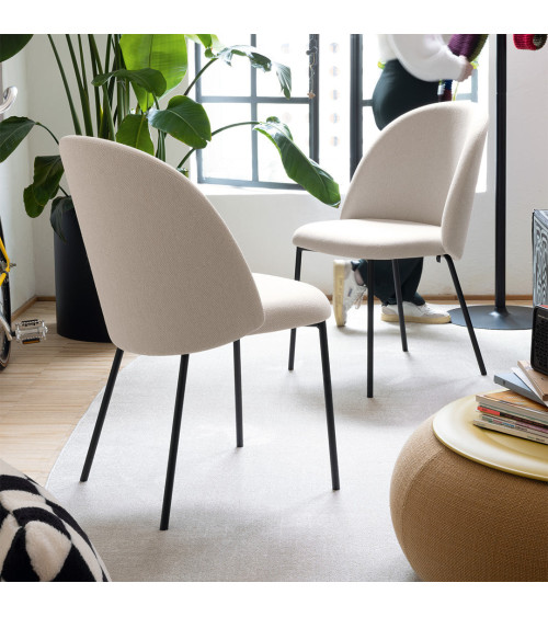 Sedia TUKA MID CB2183 CONNUBIA Imbottita | BHOME