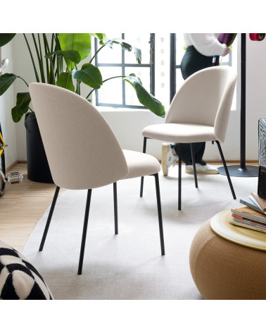 Sedia TUKA MID CB2183 CONNUBIA Imbottita | BHOME