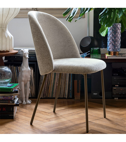 Sedia TUKA MID CB2183 CONNUBIA Imbottita | BHOME