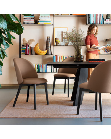 Sedia TUKA MID CB2190 CONNUBIA Imbottita | BHOME