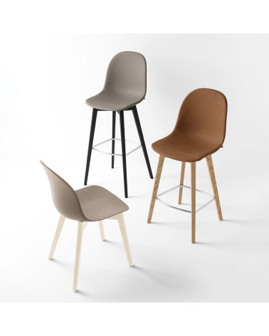 Sgabello ACADEMY CB1672 CONNUBIA in Legno | BHOME