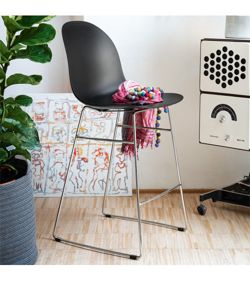 Sgabello ACADEMY CB1674 CONNUBIA in Metallo | BHOME