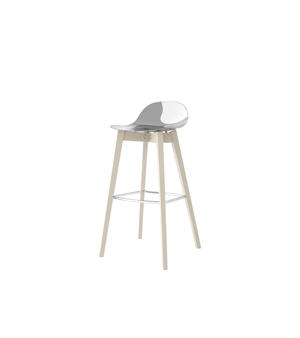 Sgabello ACADEMY TR CB2165 CONNUBIA in Legno | BHOME