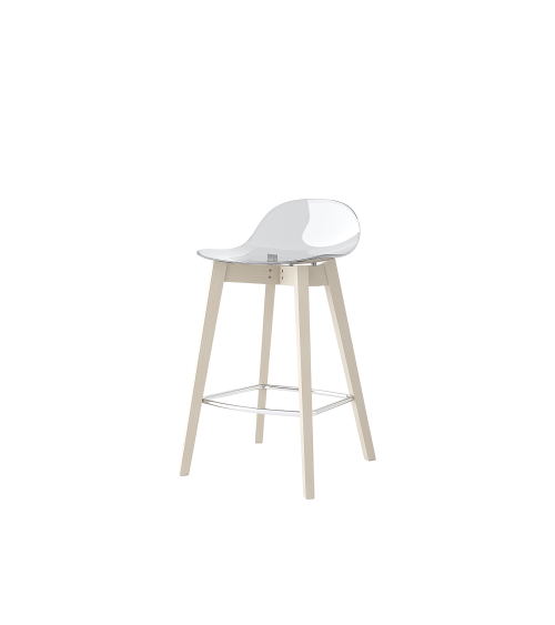 Sgabello ACADEMY TR CB2165 CONNUBIA in Legno | BHOME