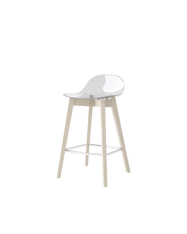 Sgabello ACADEMY TR CB2165 CONNUBIA in Legno | BHOME
