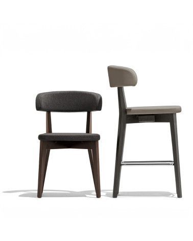 Sgabello SIREN CB1542 CONNUBIA in Legno | BHOME