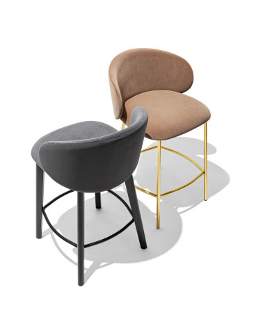 Sgabello TUKA CB1997 CONNUBIA in Legno | BHOME