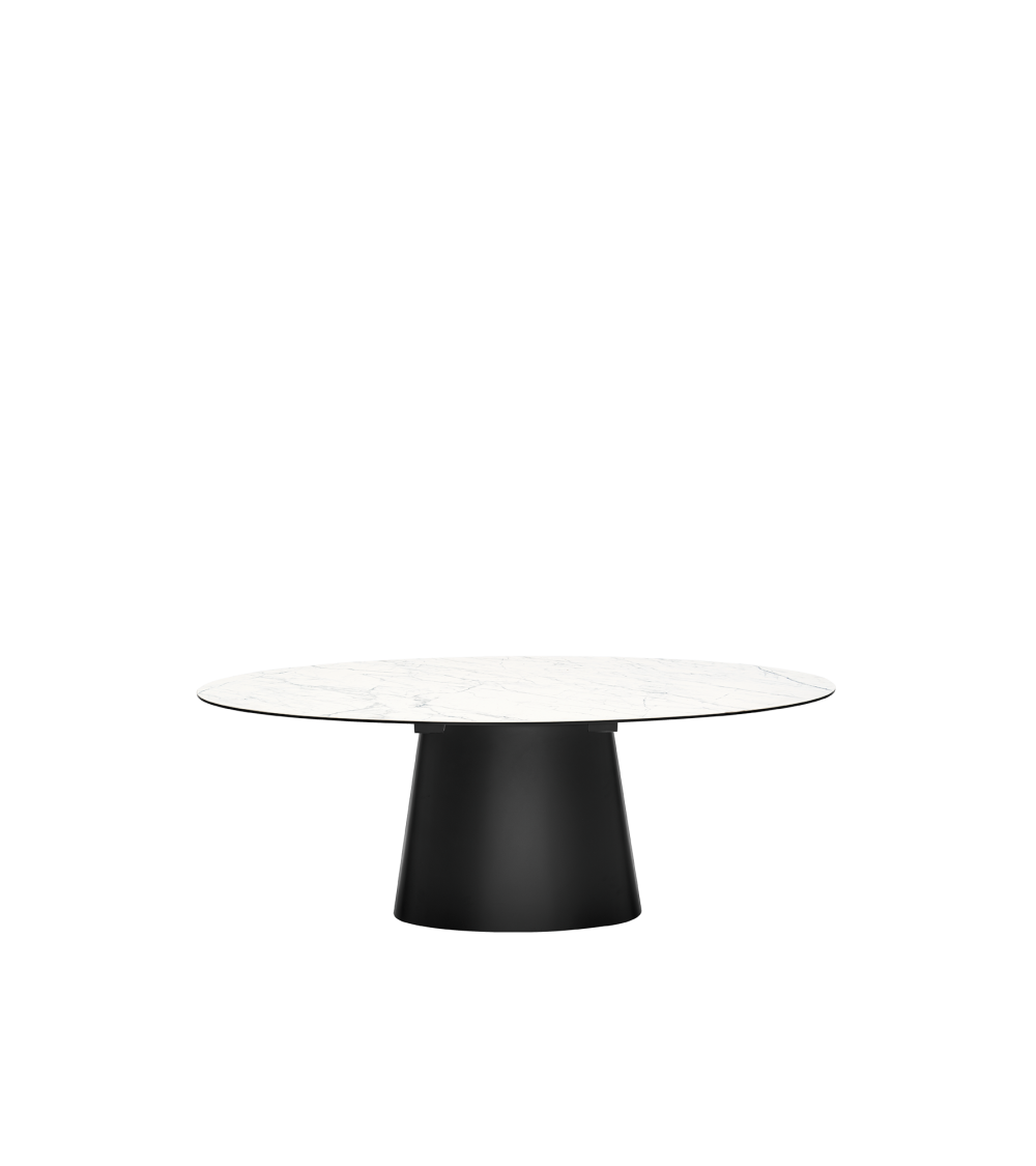 Tavolo ELLISSE CB4858 CONNUBIA Fisso e Allungabile | BHOME