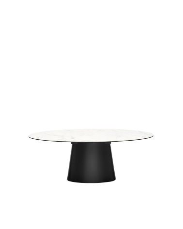 Tavolo ELLISSE CB4858 CONNUBIA Fisso e Allungabile | BHOME