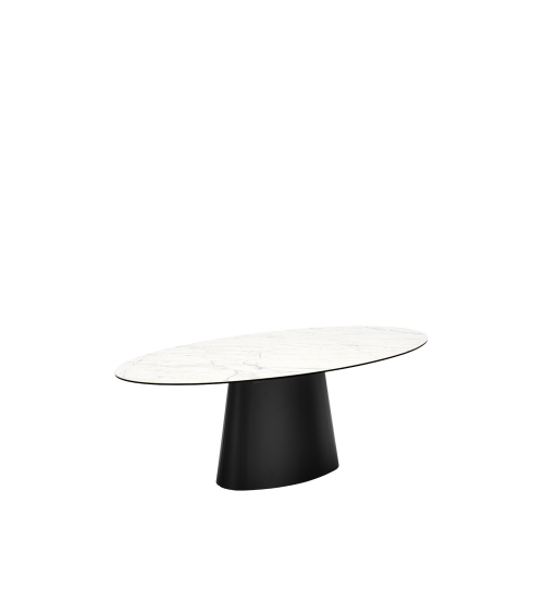 Tavolo ELLISSE CB4858 CONNUBIA Fisso e Allungabile | BHOME
