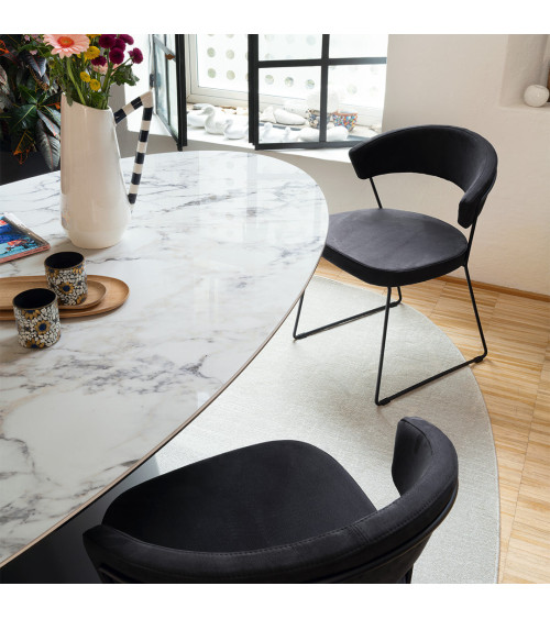 Tavolo ELLISSE CB4858 CONNUBIA Fisso e Allungabile | BHOME