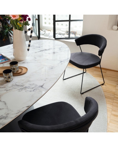 Tavolo ELLISSE CB4858 CONNUBIA Fisso e Allungabile | BHOME