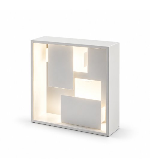 Fato Artemide | Lampada Scultura Bianco e Oro | BHOME