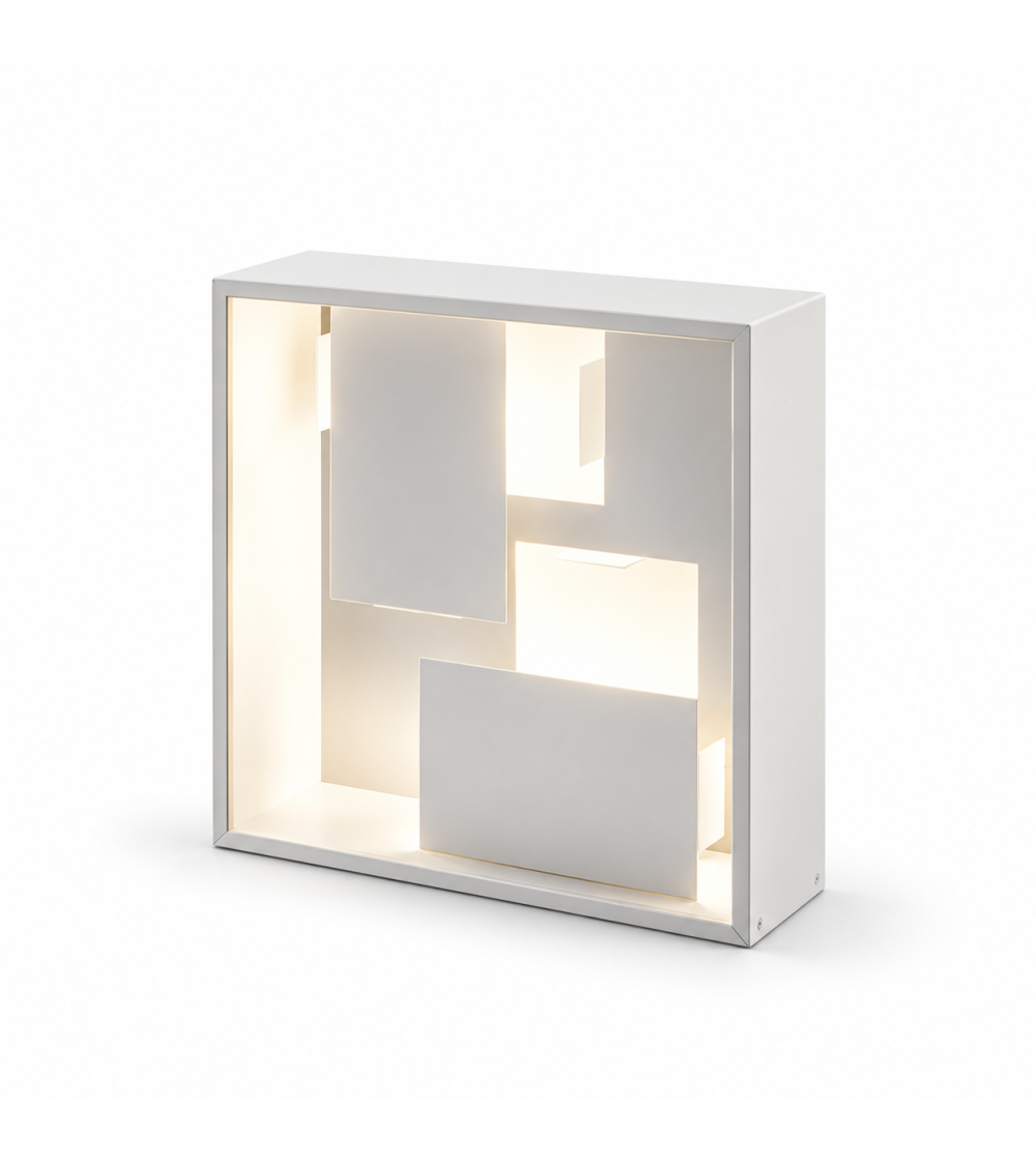 Fato Artemide | Lampada Scultura Bianco e Oro | BHOME