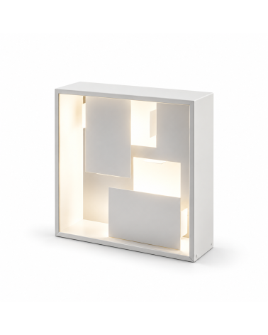 Fato Artemide | Lampada Scultura Bianco e Oro | BHOME