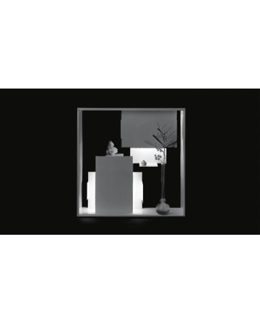 Fato Artemide | Lampada Scultura Bianco e Oro | BHOME
