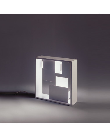 Fato Artemide | Lampada Scultura Bianco e Oro | BHOME