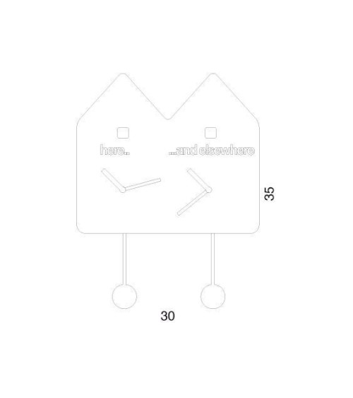 Double Q clock PROGETTI | BHOME by Arredi Barbàra