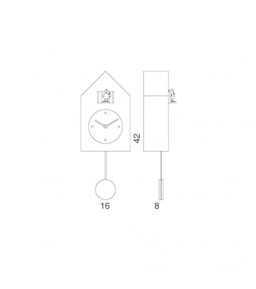 Horloge Freebird Badass PROGETTI | BHOME by Arredi Barbàra