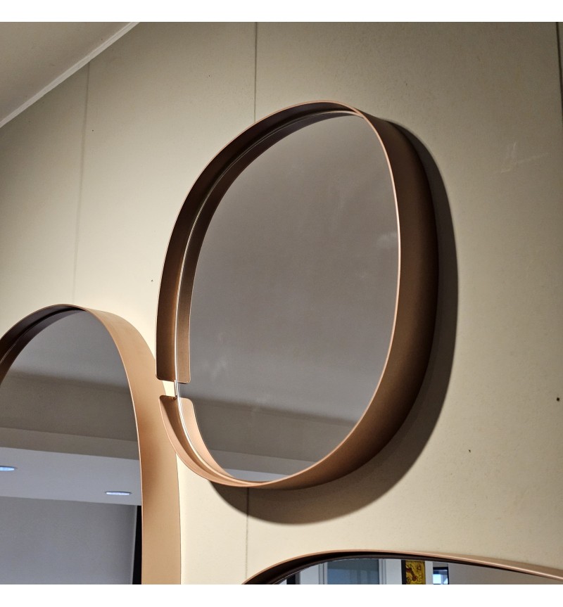 Espejo Lumiere RIFLESSI 55×55 Oro Rosa | Bhome by Arredi Barbàra