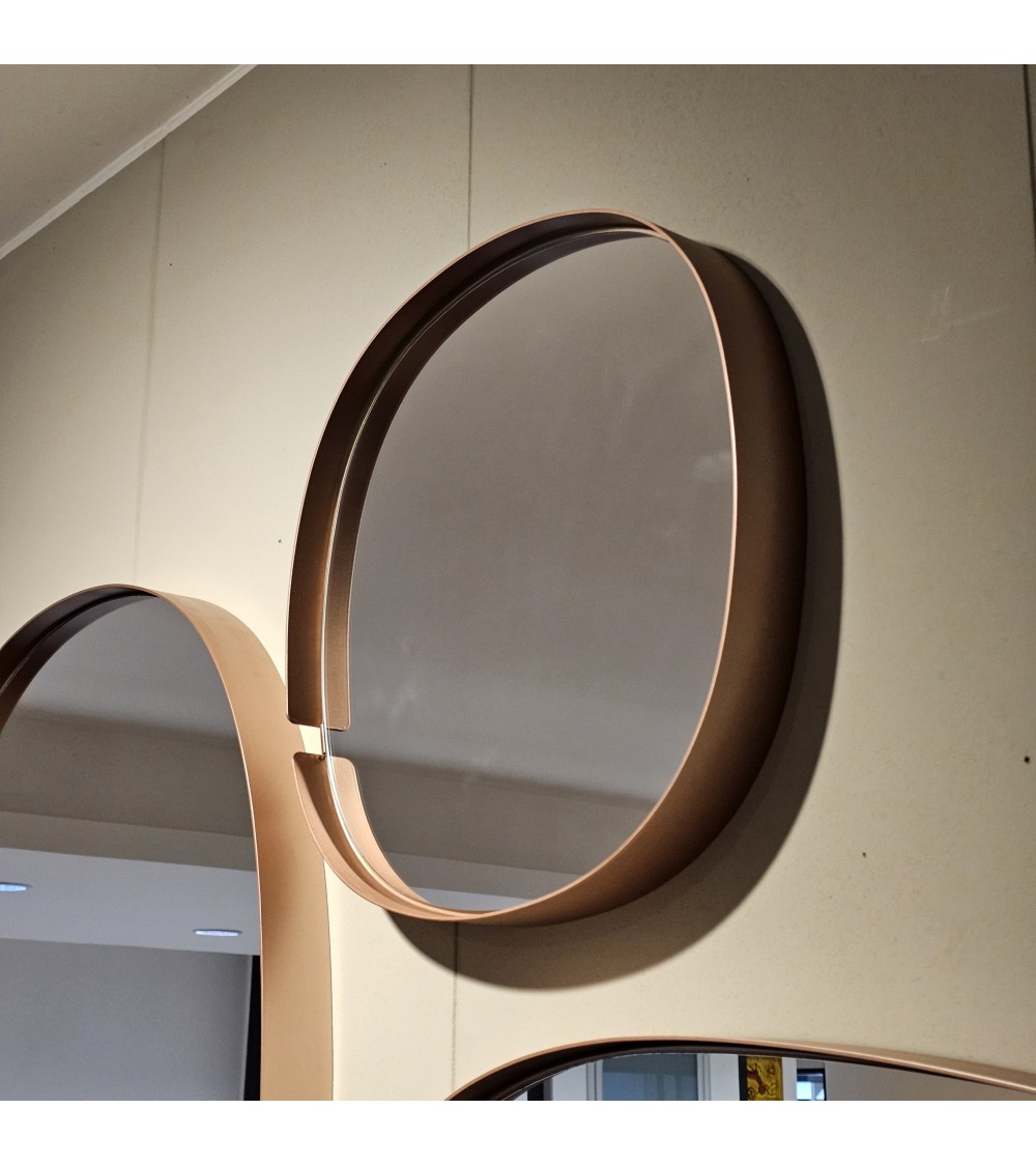 Lumiere Spiegel RIFLESSI 55×55 Roségold | Bhome by Arredi Barbàra