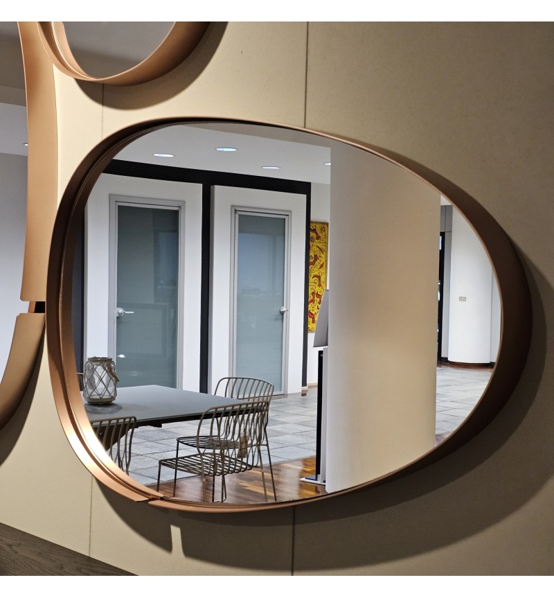 Lumiere Mirror RIFLESSI 110×70 Rose Gold | Bhome by Arredi Barbàra