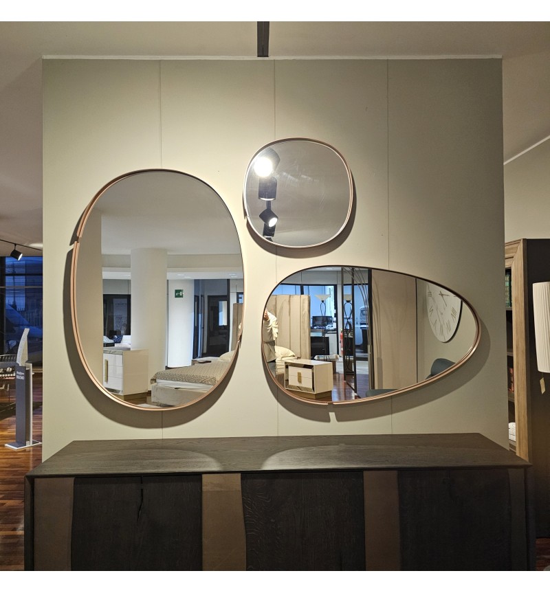 Espejo Lumiere RIFLESSI 110×70 Oro Rosa | Bhome by Arredi Barbàra