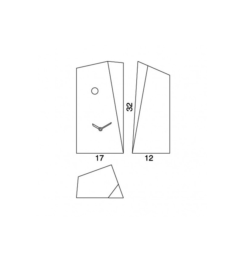 Monolith Cuckoo Clock – PROGETTI | BHOME by Arredi Barbàra