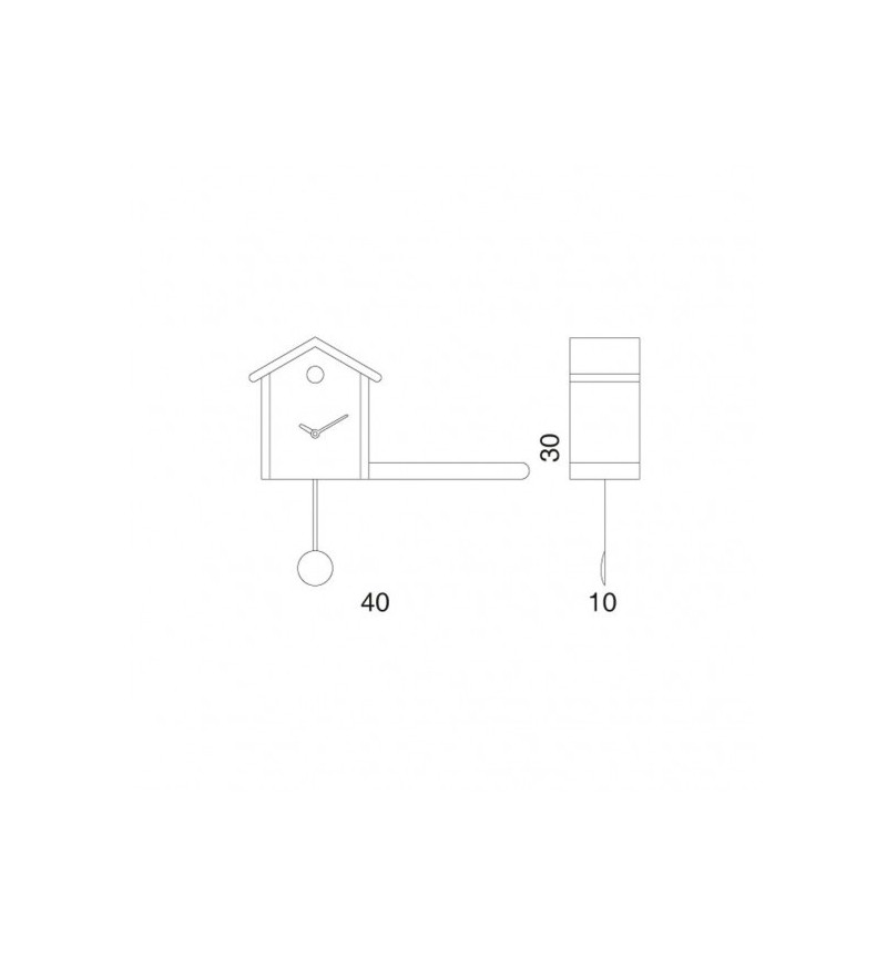Reloj de cuco My House – PROGETTI | BHOME by Arredi Barbàra