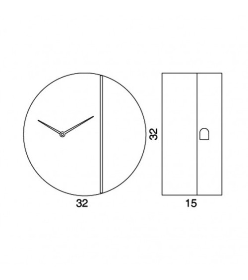 Horloge à coucou Peek-a-koo – PROGETTI | BHOME by Arredi Barbàra