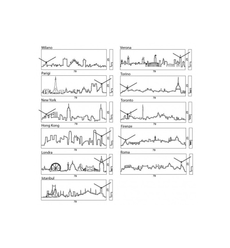 Orologio SkyLine PROGETTI | BHOME by Arredi Barbàra