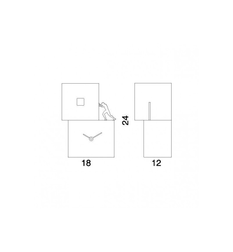 Strong Cucù 1 Cuckoo Clock – PROGETTI | BHOME by Arredi Barbàra