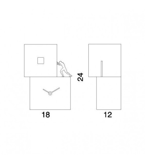 Strong Cucù 1 Cuckoo Clock – PROGETTI | BHOME by Arredi Barbàra