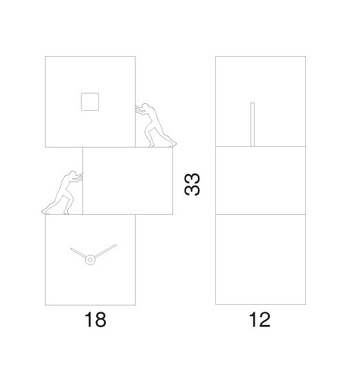 Reloj de cuco Strong Cucù 2 – PROGETTI | BHOME by Arredi Barbàra