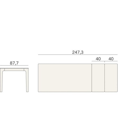 Extendable Table “Level” – NOVAMOBILI | BHOME by Arredi Barbàra