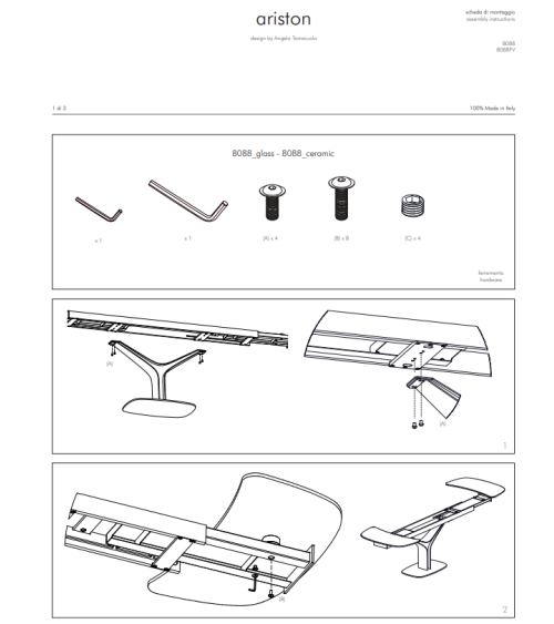 Table “Ariston” – TONIN CASA | BHOME by Arredi Barbàra
