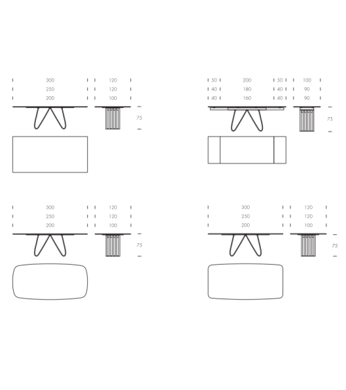 Tisch „Arpa“ – TONIN CASA | BHOME by Arredi Barbàra