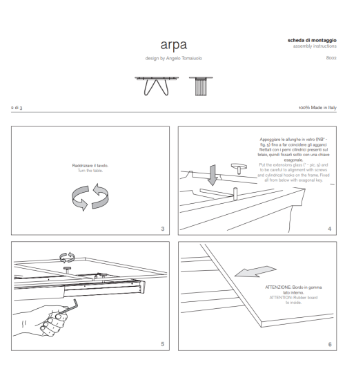 Tisch „Arpa“ – TONIN CASA | BHOME by Arredi Barbàra