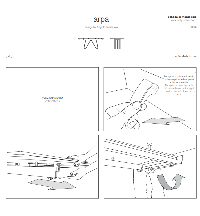 Tisch „Arpa“ – TONIN CASA | BHOME by Arredi Barbàra