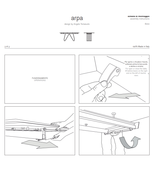 Tisch „Arpa“ – TONIN CASA | BHOME by Arredi Barbàra