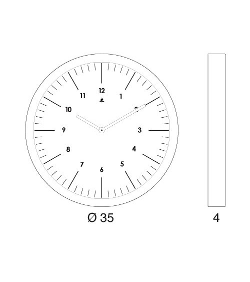 Wall Clock OnTime PROGETTI | BHOME by Arredi Barbàra