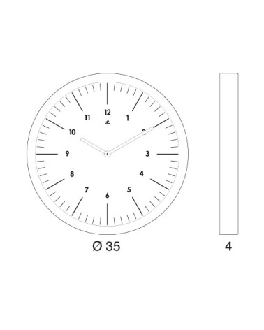 Wall Clock OnTime PROGETTI | BHOME by Arredi Barbàra